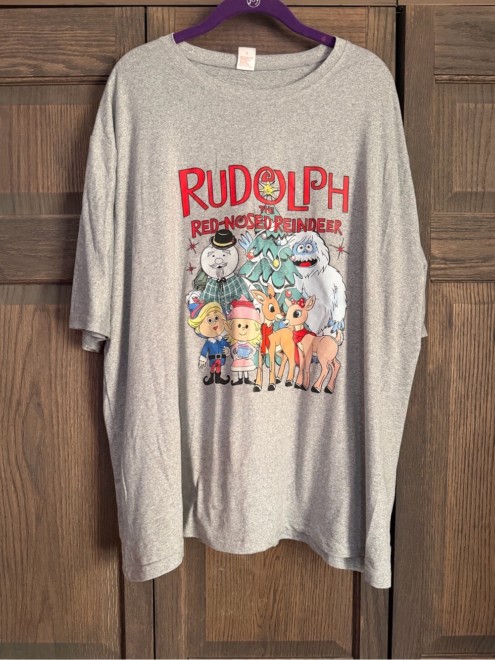 Rudolph the Red-Nosed Reindeer Graphic Tee - Light Gray